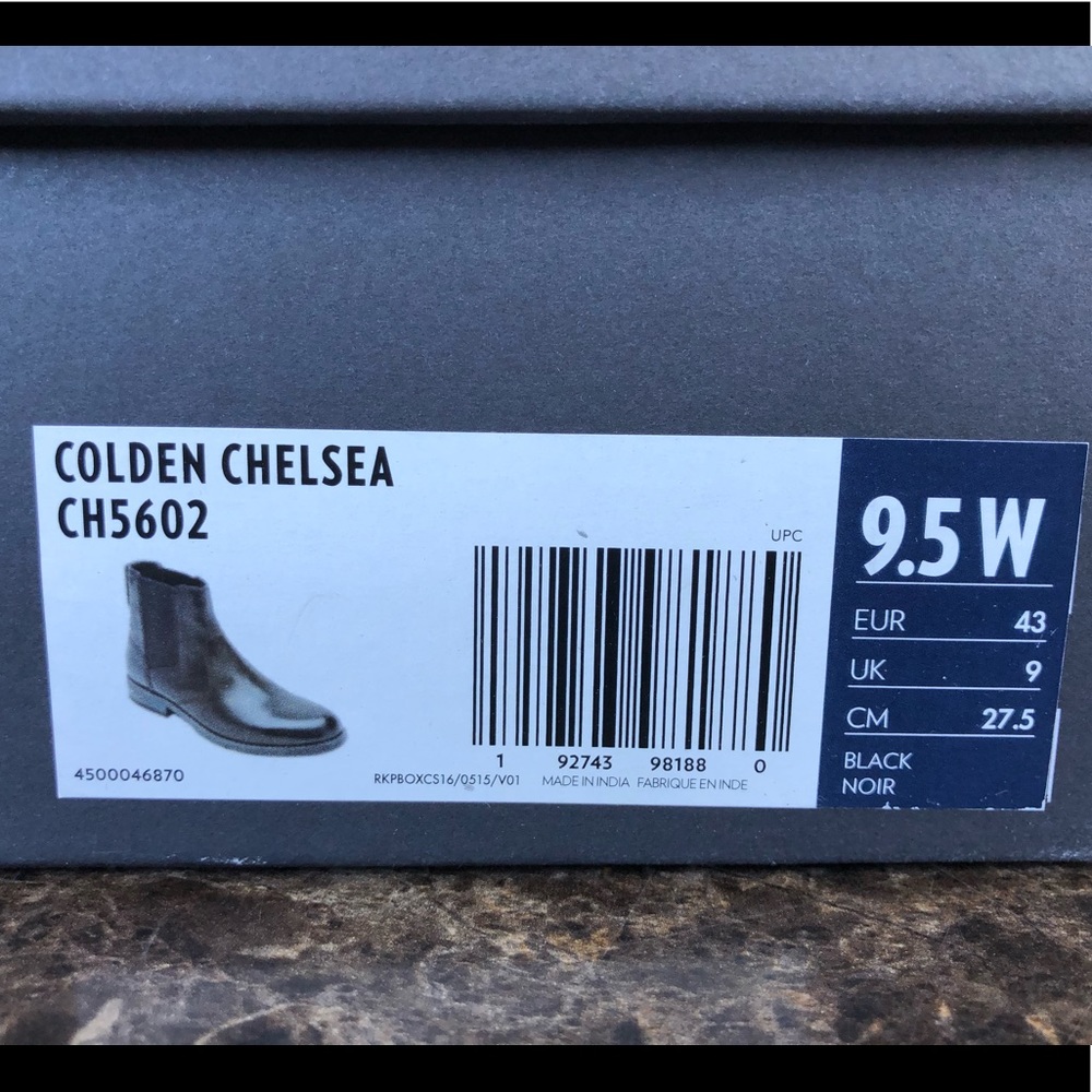 NEW Rockport Men's Colden Chelsea Boots (WIDE fit) - Picture 11 of 11